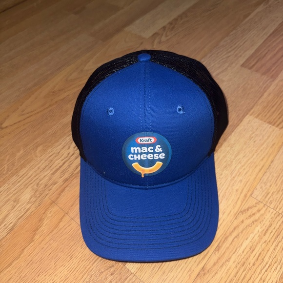 Port Authority Other - Kraft Mac & cheese Authority Blue and Black Trucker Hat